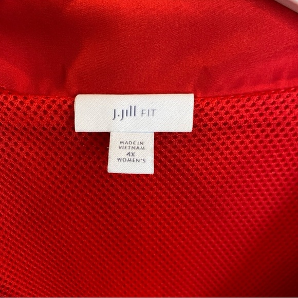 J Jill Fit Red Vest Womens Size 4X - Picture 3 of 6